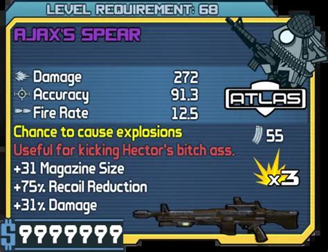 bl1 bitch|Ajax's Spear • BL1 – Epic Assault Rifle .